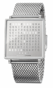 QLOCKTWO® Fine Steel