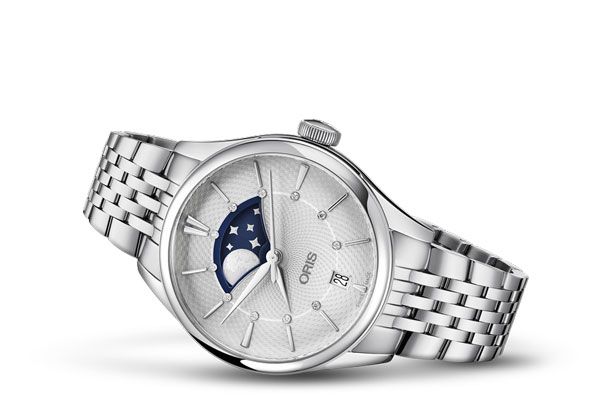 Oris Artelier Grande Lune con brazalete metálico