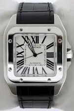 cartier santos 100 acero .webp