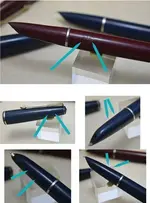 Conjunto de Parker Lady 17 burgundy y azul lote 3 defectos.webp