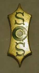 Sheaffer 10 Year Service Lapel Pin, 10 KT gold.webp