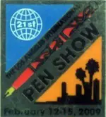 LA Pen Show Lapel Pin, 2009.webp