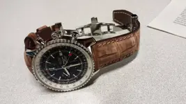 Breitling Navitimer W. con correa de Jacob.webp