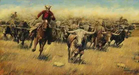 cuadros-al-oleo-de-caballos-vaqueros-corriendo (4).webp
