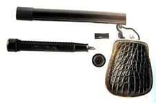 Koshioi FP c1910 con gamaguchi monedero y sello de firmas de marfil from fountain pens of jap...webp