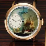 Arnold & Son. Since 1764 Ref. 12.2.3.01 East India Co. Enamel Dial. Pink Gold.webp