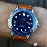 Seamaster correa marron.webp