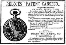 RELOJERO CANSECO-PUBLICIDAD 1-REVISTA ILUSTRADA VF-MAYO 1895-HUM 2015 ISSN 2444-1325.webp
