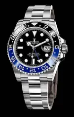 The Rolex GMT-Master II with Blue Black Batman Bezel.webp