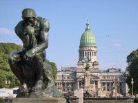 Plaza de los Dos Congresos & el Pensador, de Rodin.jpg