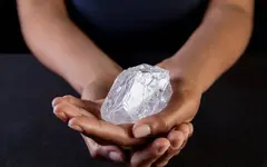 The 1109-carat Lesedi La Rona rough diamond Credit Donald Bowers-Getty Images.webp