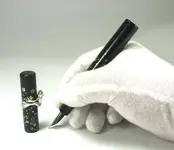 sakura Falling sakura with frog stopper.webp