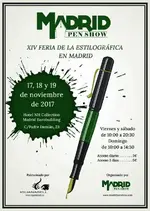 CARTEL MADRID PEN SHOW 2017.webp