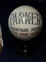 early-parker-lucky-curve-fountain-pen-advertising-milk-glass-lamp-Ephemera - Pen Parts Store.webp