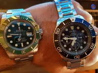 Rolex Sub Hulk & Seiko Daytona.webp