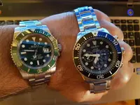 Rolex Sub Hulk & Seiko Daytona.webp