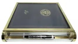 MB LE George Washington con libro dedicado a GW en piel 1.webp
