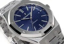 Audemars Piguet Royal Oak Automatic 41mm Blue Dial Ref #15400ST.OO.1220ST.03 (5).webp