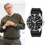 Bill Gates y su  Casio Quartz Diver 200m WR Ref. MDV-106-1A de $45.-.jpg