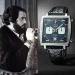 Stanley Kubrick y un Heuer Monaco.webp