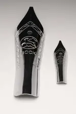bock Decorative stainless steel nib, big or small.webp