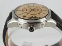 Emporio Armani AR4604 MECCANICO Leather Strap Mens Watch strap.webp
