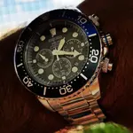 Seiko Solar Daytona Submariner Black  SSC017 200M  (2).webp