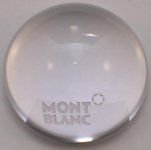 Heavy Montblanc Crystal Paperweight.jpg