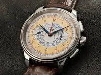 NIVREL CHRONOGRAPHE REPLIQUE II BEIGE.webp