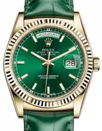 rolex-day-date-36-yellow-gold-green-index-dial-fluted-bezel-green-leather-bracelet-118138-1-f...webp