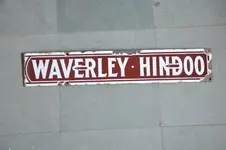 Waverly Hindoo Pen Nib Ad Porcelain Enamel Sign Board.jpg