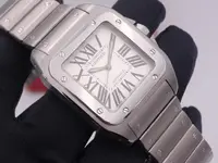 cartier santos 100 XL steel 2354.webp