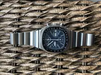 Omega Speedmaster 1045 TV dial reference 176.0014 Mark IV.5 Azul II.webp