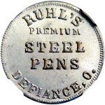 Defiance Ohio Civil War Token Ruhl's Steel Pens.jpg
