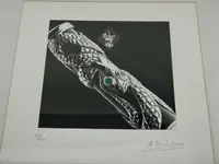 PARKER Snake Limited Edition Print No. 027-400 signed A. Daniel Norman 32.5x32.5 3.webp