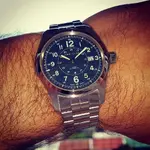 Hamilton Khaki Field Auto 42 mm 100M Blue Dial Bracelet #H70605143.webp
