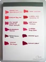 Red Inks on Clairefontaine Graf It paper.webp