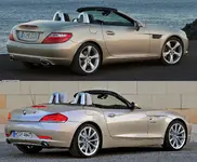BMW-Z4-E89-Mercedes-SLK-R172-Heck-schraeg.webp