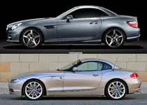 BMW-Z4-E89-Mercedes-SLK-R172-Seite-geschlossen.webp